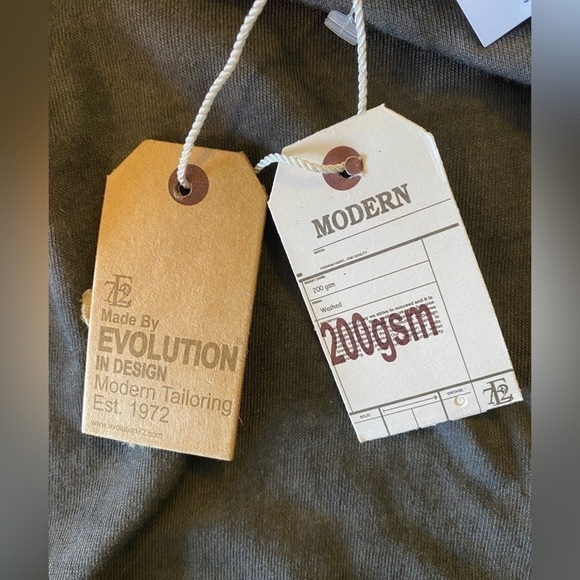 NWT Evolution Hooded T-Shirt Grey Wash Ladies Med - Picture 7 of 9